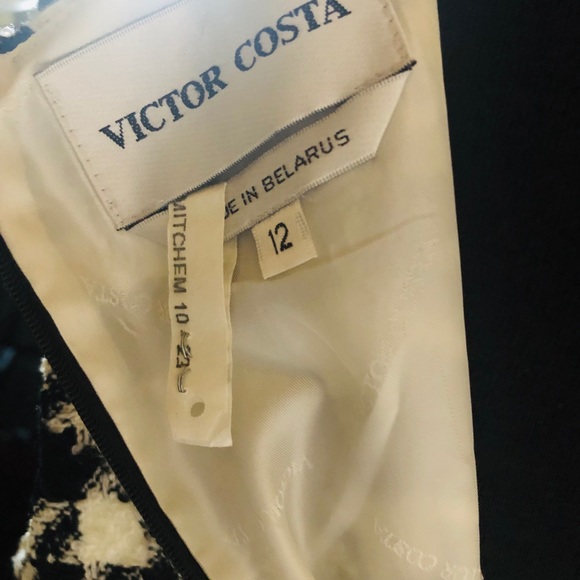 Haute Couture: Victor Costa Houndstooth.. - Picture 7 of 8